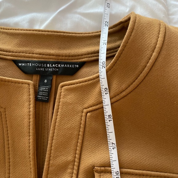 White House Black Market Camel Blazer - Picture 6 of 9